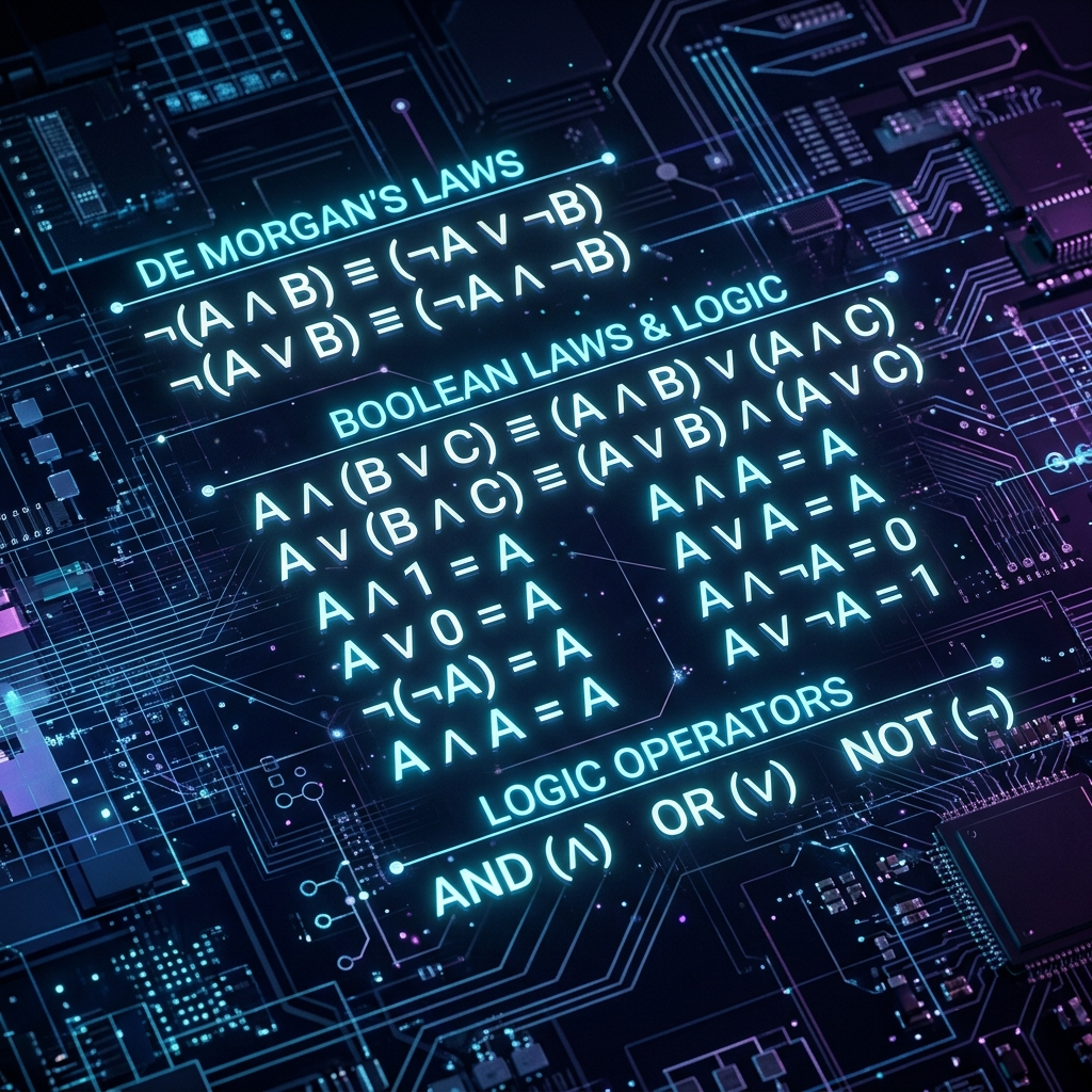 Boolean Algebra Laws and Theorems
