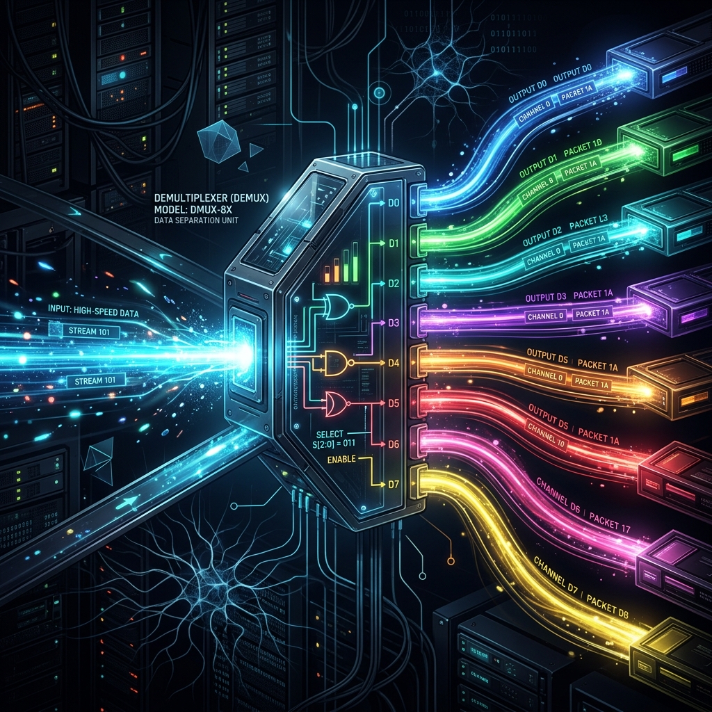 Demultiplexers (DEMUX): The Opposite of MUX