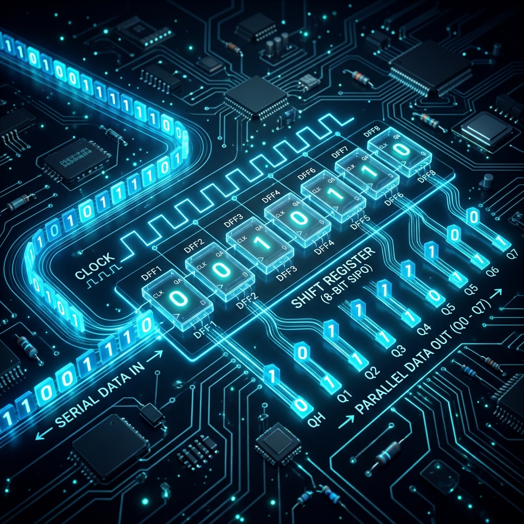 Understanding Shift Registers and Data Serialization