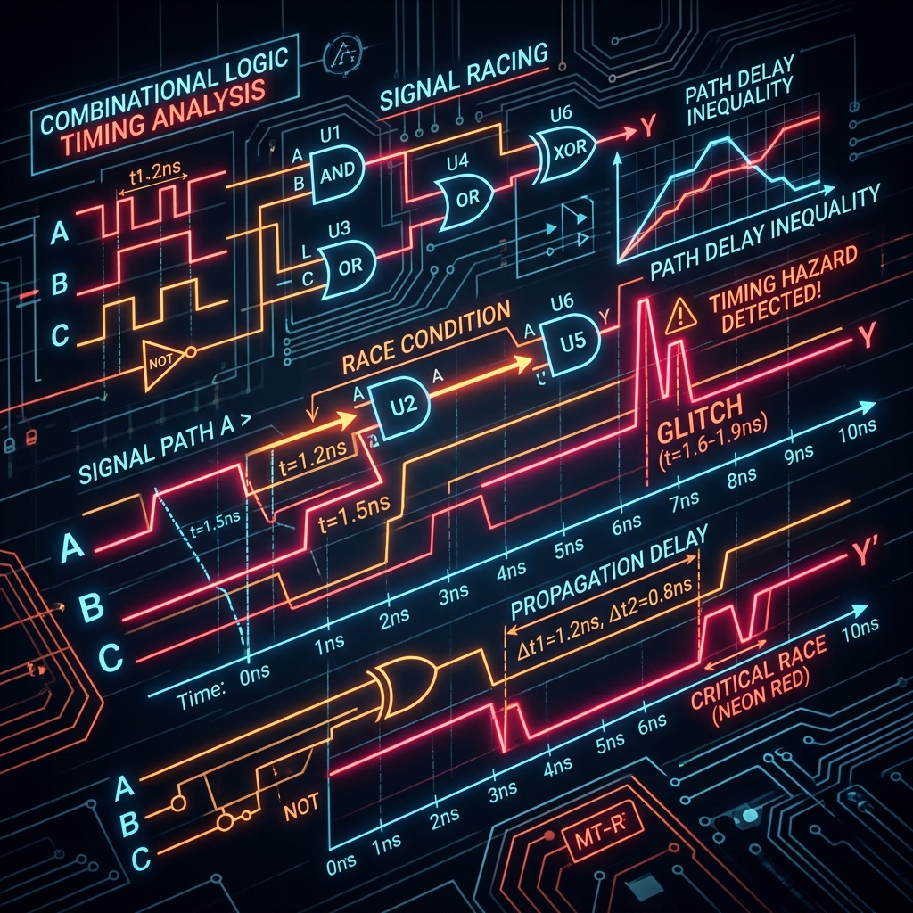Static and Dynamic Hazards in Combinational Circuits Explained