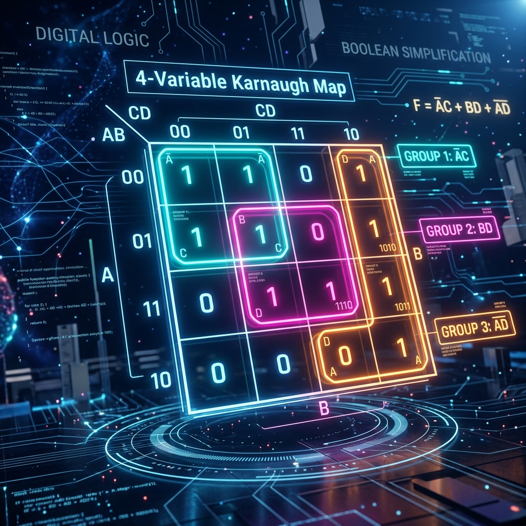 How to Solve Karnaugh Maps (K-Maps) Step-by-Step